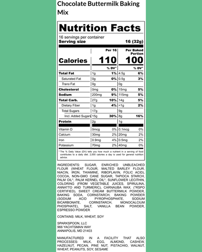 Chocolate Buttermilk Cake Mix