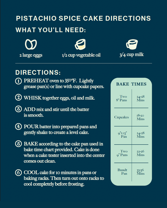 Pistachio Spice Cake Mix