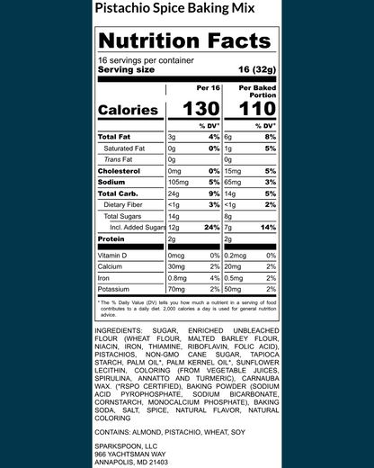 Pistachio Spice Cake Mix